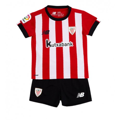 Fotbalové Dres Athletic Bilbao Dětské Domácí 2022-23 Krátký Rukáv (+ trenýrky)
